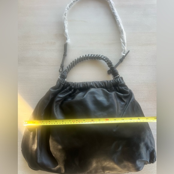 NWT Elie Tahari 100% Leather “Ruby” Hobo in Black - Picture 15 of 16